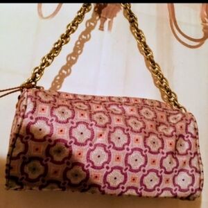 J Crew Silk Multicolored Mini Tote